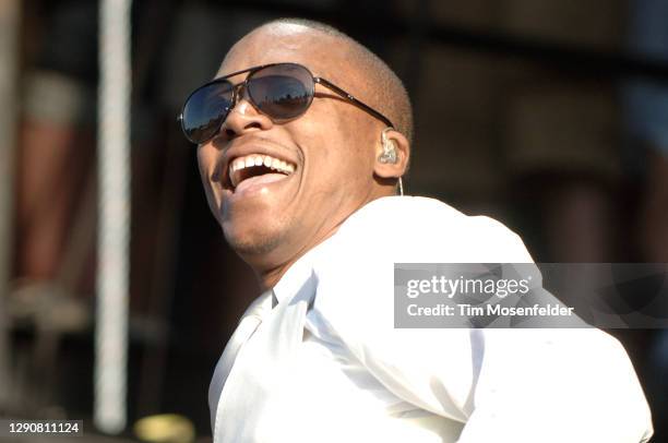 Lupe Fiasco performs during Lollapalooza 2008 at Grant Park on August 2, 2008 in Chicago, Illinois.