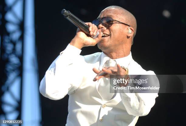 Lupe Fiasco performs during Lollapalooza 2008 at Grant Park on August 2, 2008 in Chicago, Illinois.