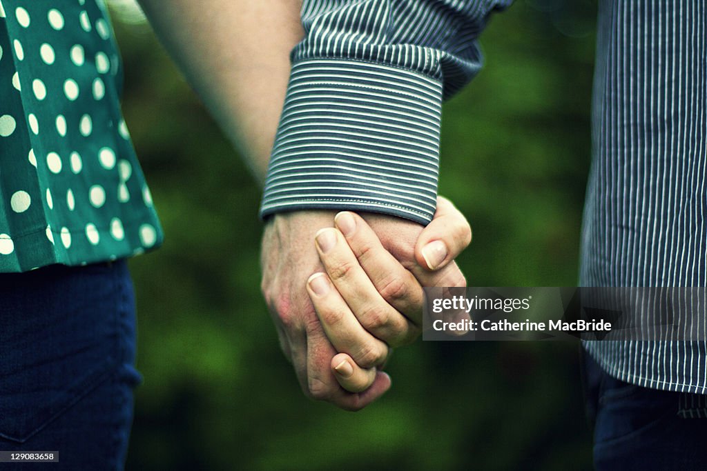 Couple holding hand