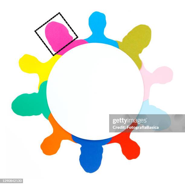 facially recognized woman - looking at multiple monitors stock illustrations