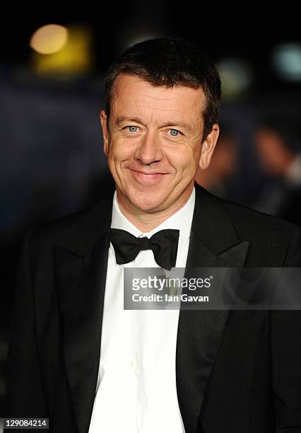 Writer Peter Morgan attends the "360" premiere during the 55th BFI London Film Festival at Odeon Leicester Square on October 12, 2011 in London,...