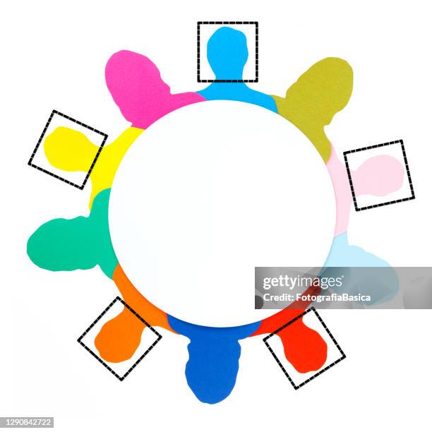 facially recognized men - looking at multiple monitors stock illustrations