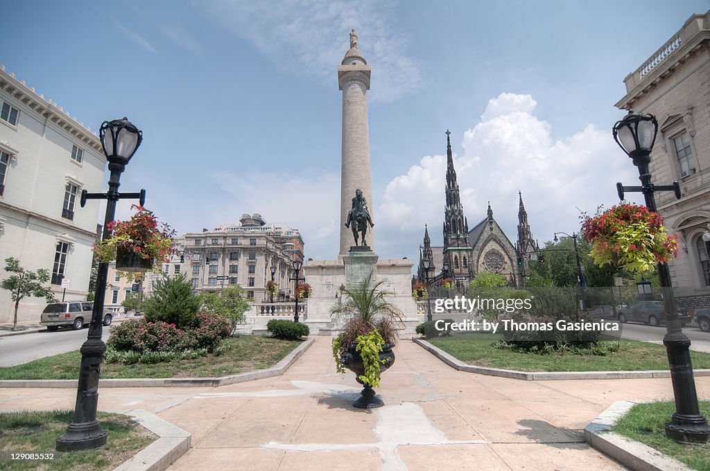 Washington Monument in Baltimore