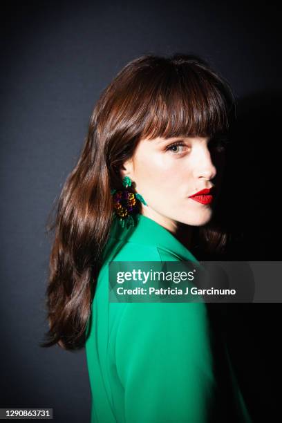 French-Spanish actress Susana Abaitua poses during a portrait session at Kinépolis on December 11, 2020 in Madrid, Spain.