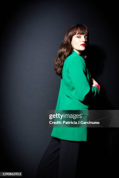 French-Spanish actress Susana Abaitua poses during a portrait session at Kinépolis on December 11, 2020 in Madrid, Spain.