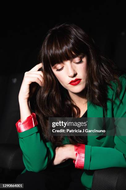 French-Spanish actress Susana Abaitua poses during a portrait session at Kinépolis on December 11, 2020 in Madrid, Spain.
