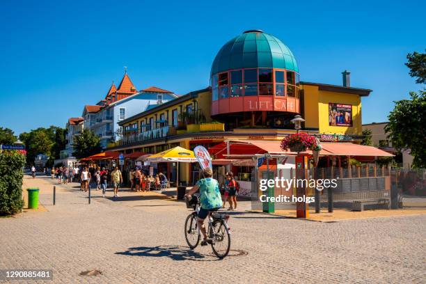 zionnowitz usedom island germany beach scene on the baltic coast - zinnowitz stock pictures, royalty-free photos & images