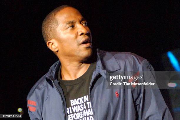 Tip of A Tribe Called Quest performs during Rock the Bells at Shoreline Amphitheatre on August 16, 2008 in Mountain View, California.