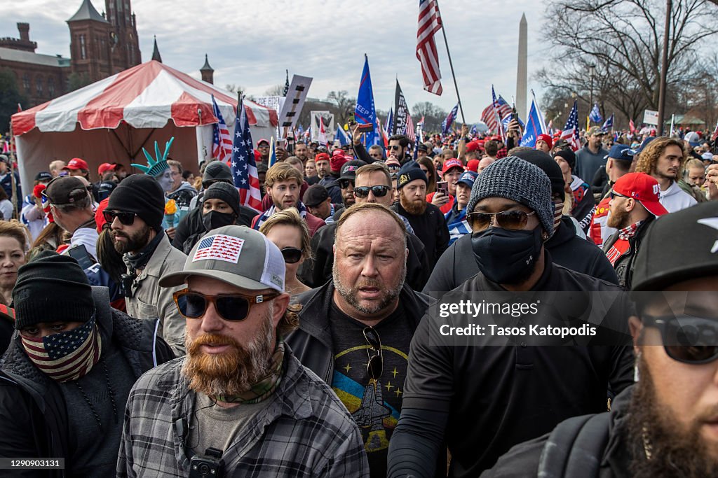 Supporters Of President Trump Gather In D.C. To Protest Election Results