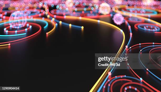 abstract digital network communication - joining the dots stock pictures, royalty-free photos & images