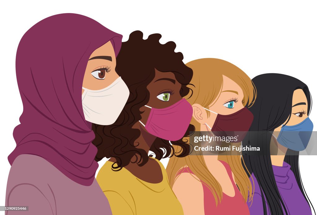 Mulheres unidas contra COVID-19