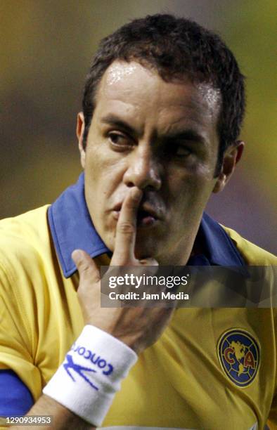 Cuauhtemoc Blanco of America looks on during the final match of the 2007 Clausura Tournament between Pachuca against America at the Hidalgo Stadium...