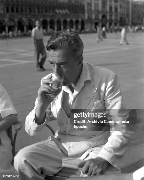 Drinking In St. Mark Square, News Photo