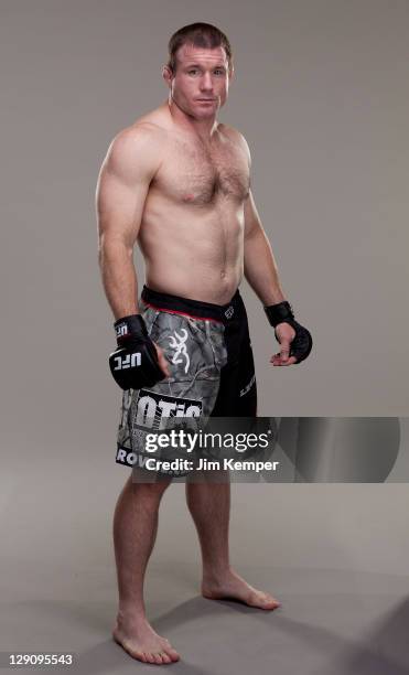 Matt Hughes poses for a portrait on May 10, 2011 in Las Vegas, Nevada.