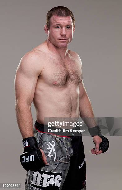 Matt Hughes poses for a portrait on May 10, 2011 in Las Vegas, Nevada.