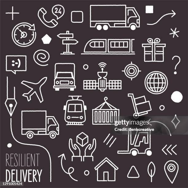 resilient delivery content marketing design - service postal stock-grafiken, -clipart, -cartoons und -symbole