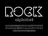 rock style font