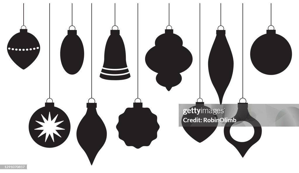 Christmas Ornament Silhouettes