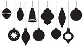 Christmas Ornament Silhouettes