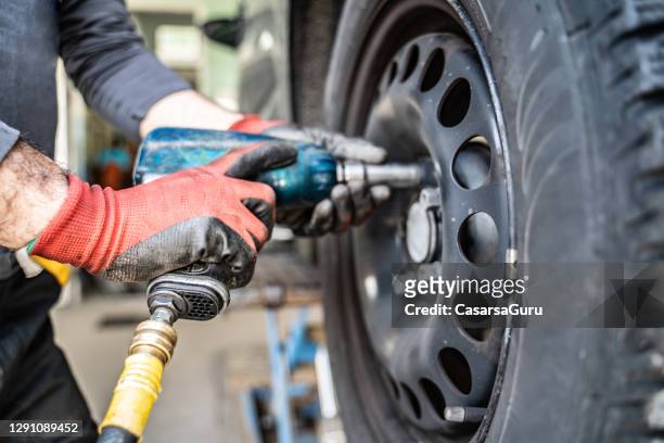 seasonal tire change - replacement stock pictures, royalty-free photos & images