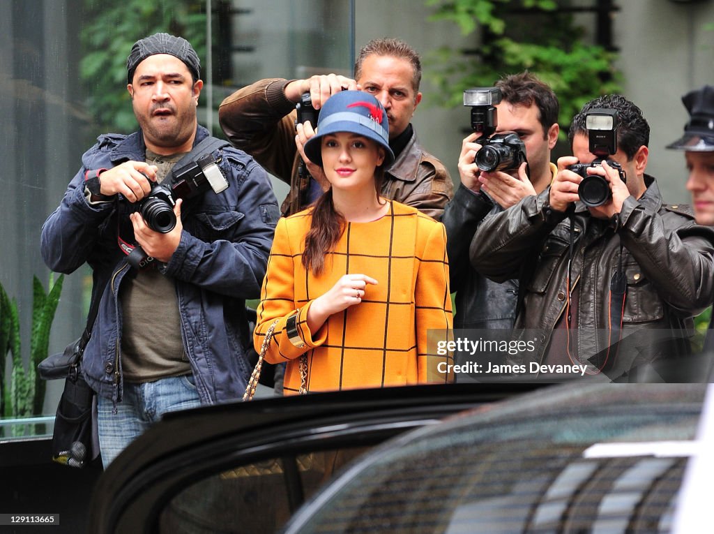 Celebrity Sightings In New York City - October 12, 2011