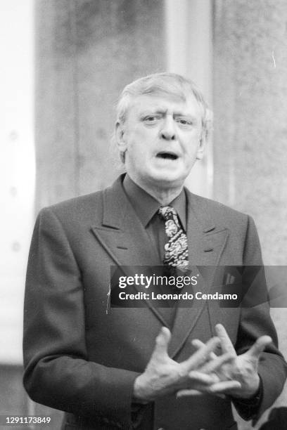 English writer and composer Anthony Burgess, Milan, Italy, 18th September 1997.