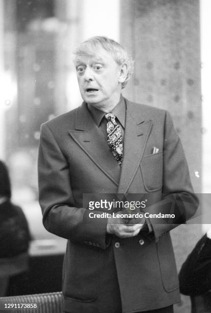 English writer and composer Anthony Burgess, Milan, Italy, 18th September 1997.