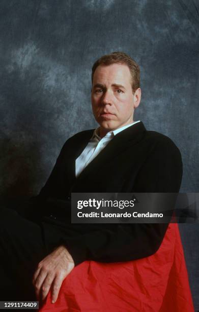 American author, screenwriter, short-story writer, and director Bret Easton Ellis, Milan, Italy, 4th October 1999.