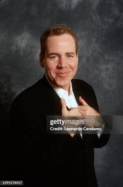 American author, screenwriter, short-story writer, and director Bret Easton Ellis, Milan, Italy, 4th October 1999.