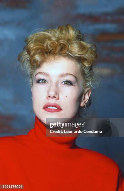 Italian actress Nancy Brilli, Milan, Italy, 23rd March 1986.