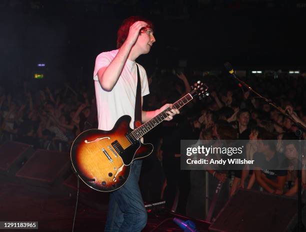 Indie guitar band The Pigeon Detectives performing in London in 2008