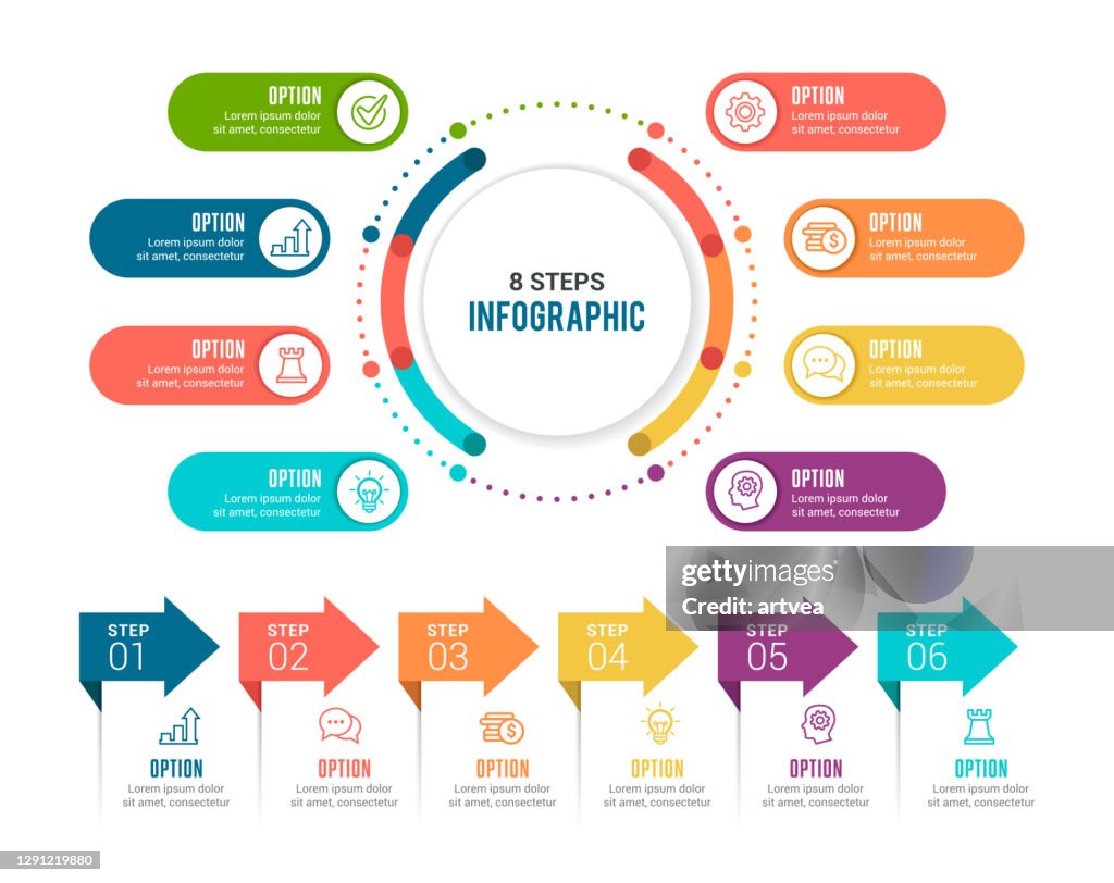 Set infographic-elementen