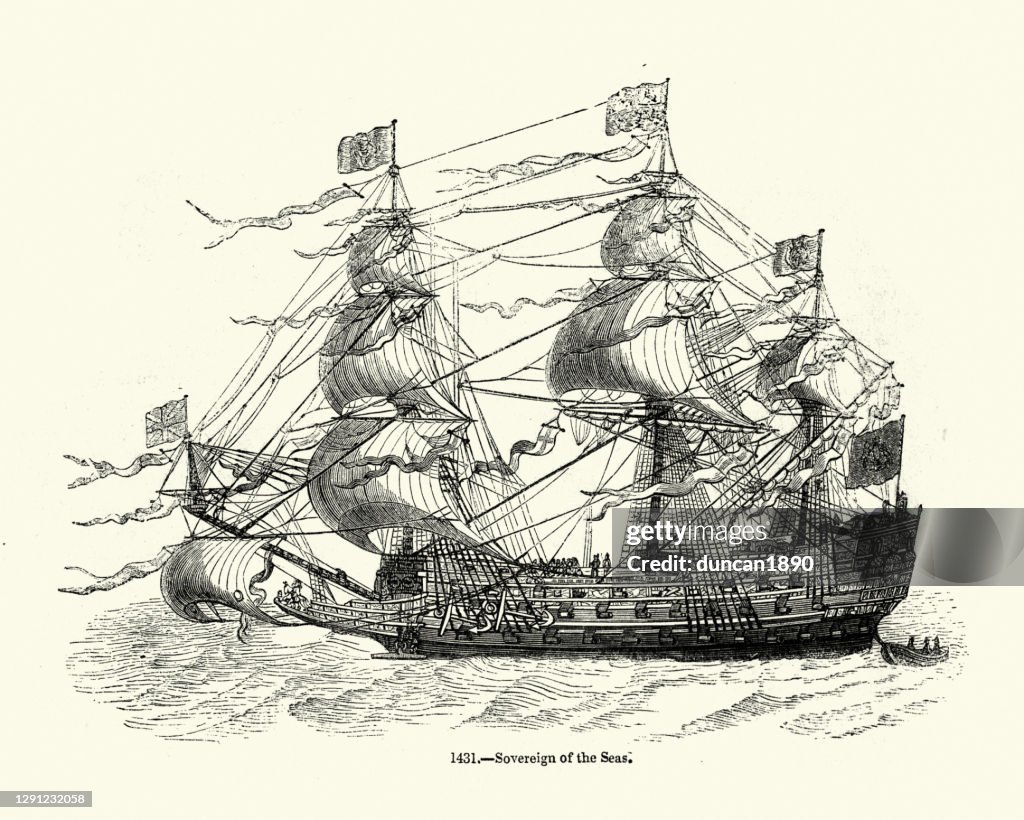 HMS Härskare över haven, engelskt krigsfartyg från 1600-talet