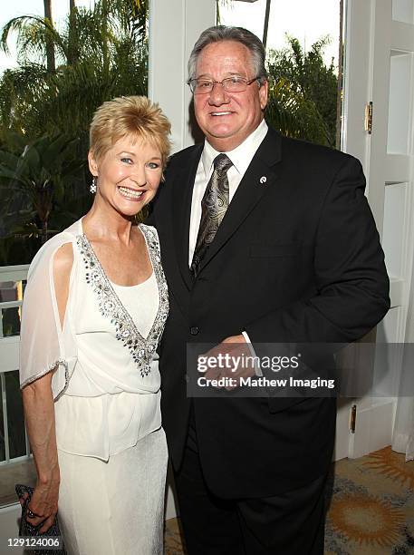 Actress Dee Wallace and Brian Dyak, President, CEO & Co-Founder of the Prism Awards arrive at the 15th Annual PRISM Awards at the Beverly Hills Hotel...