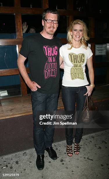 Simon van Kempen and Alex McCord attend a screening of "The Real Housewives of New York" benefiting Marriage Equality New York at Therapy Bar on...