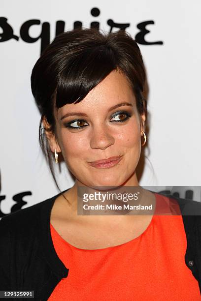 Lily Allen attends the launch of Esquire's June issue at Sketch on May 5, 2011 in London, England.
