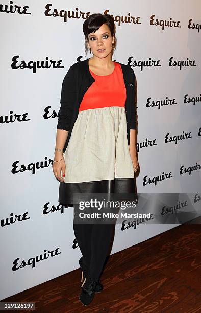 Lily Allen attends the launch of Esquire's June issue at Sketch on May 5, 2011 in London, England.