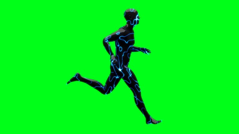 Player Running Effect Man Running Line Art Videos and HD Footage - Getty Images