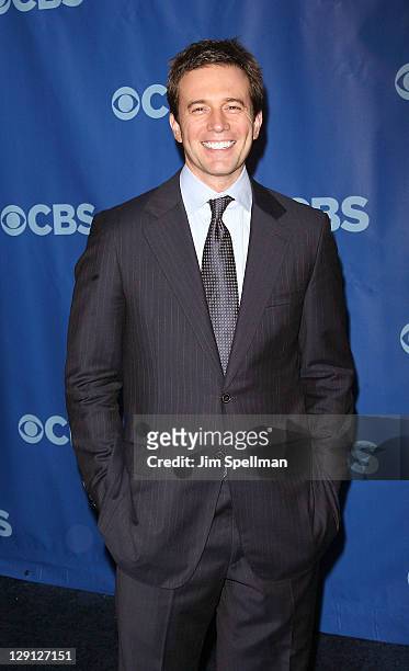 News Anchor Jeff Glor attends the 2011 CBS Upfront at The Tent at Lincoln Center on May 18, 2011 in New York City.