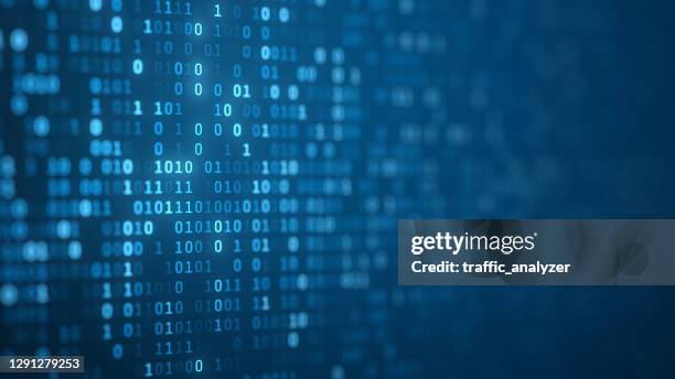 ilustrações de stock, clip art, desenhos animados e ícones de abstract binary numbers background - zero