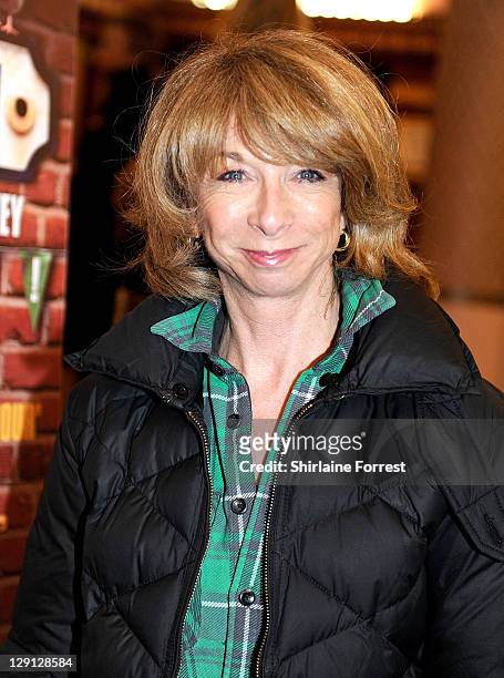 'Coronation Street' actress Helen Worth attends the press night of 'Corrie! The Play' at Manchester Palace Theatre on April 4, 2011 in Manchester,...