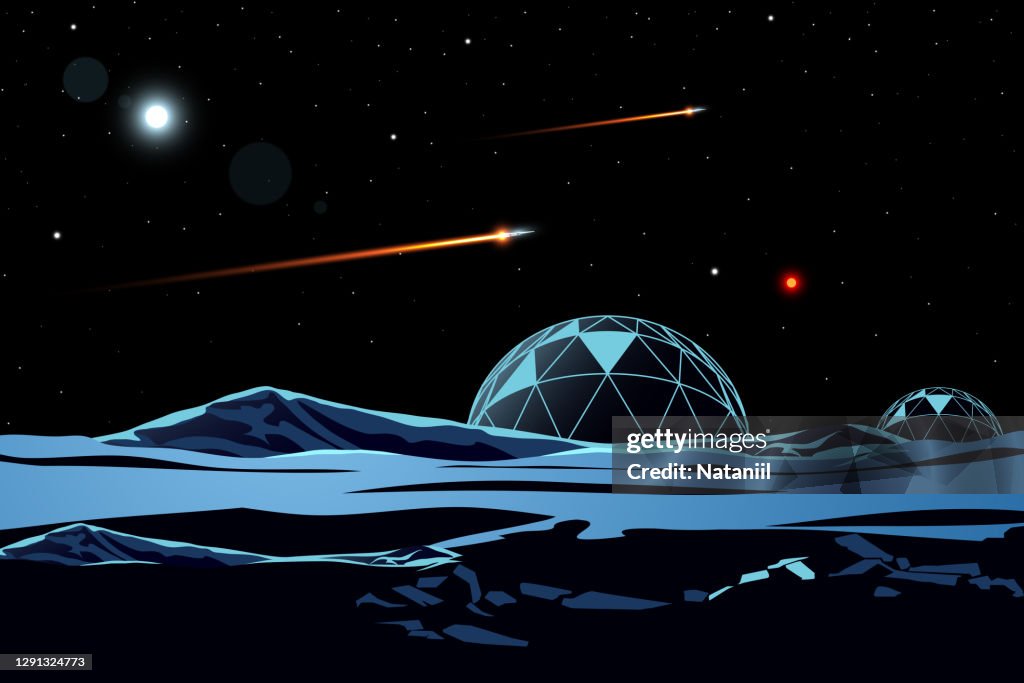 Space colonization poster