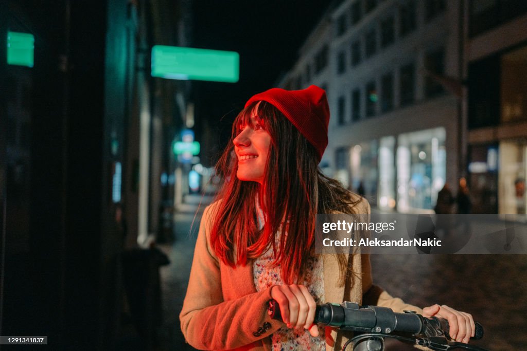 Late night ride