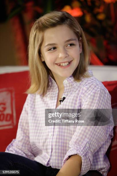 Actress Kiernan Shipka visits YoungHollywood.com at Young Hollywood Studio on May 24, 2011 in Los Angeles, California.