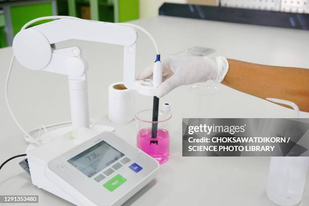 digital ph meter - ph value stock pictures, royalty-free photos & images