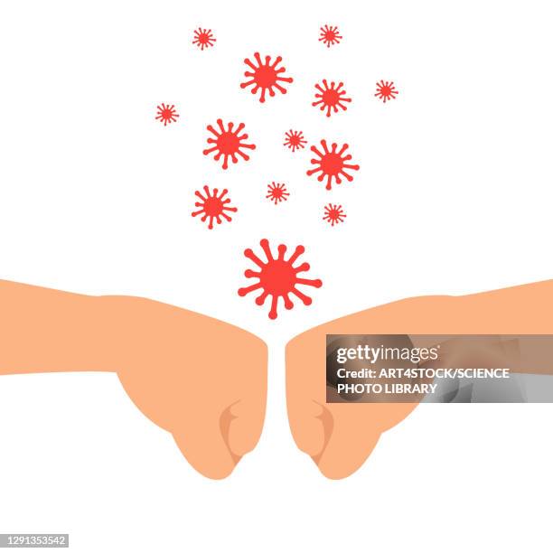 coronavirus spread, conceptual illustration - pandemic recovery stock illustrations