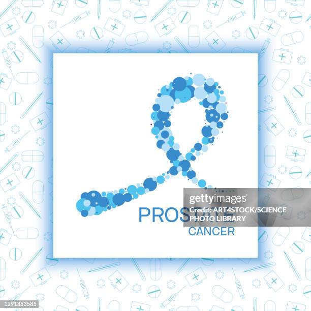 prostate cancer, illustration - chemical process icon stock illustrations