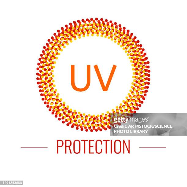 uv protection, conceptual illustration - eyewear logo stock illustrations