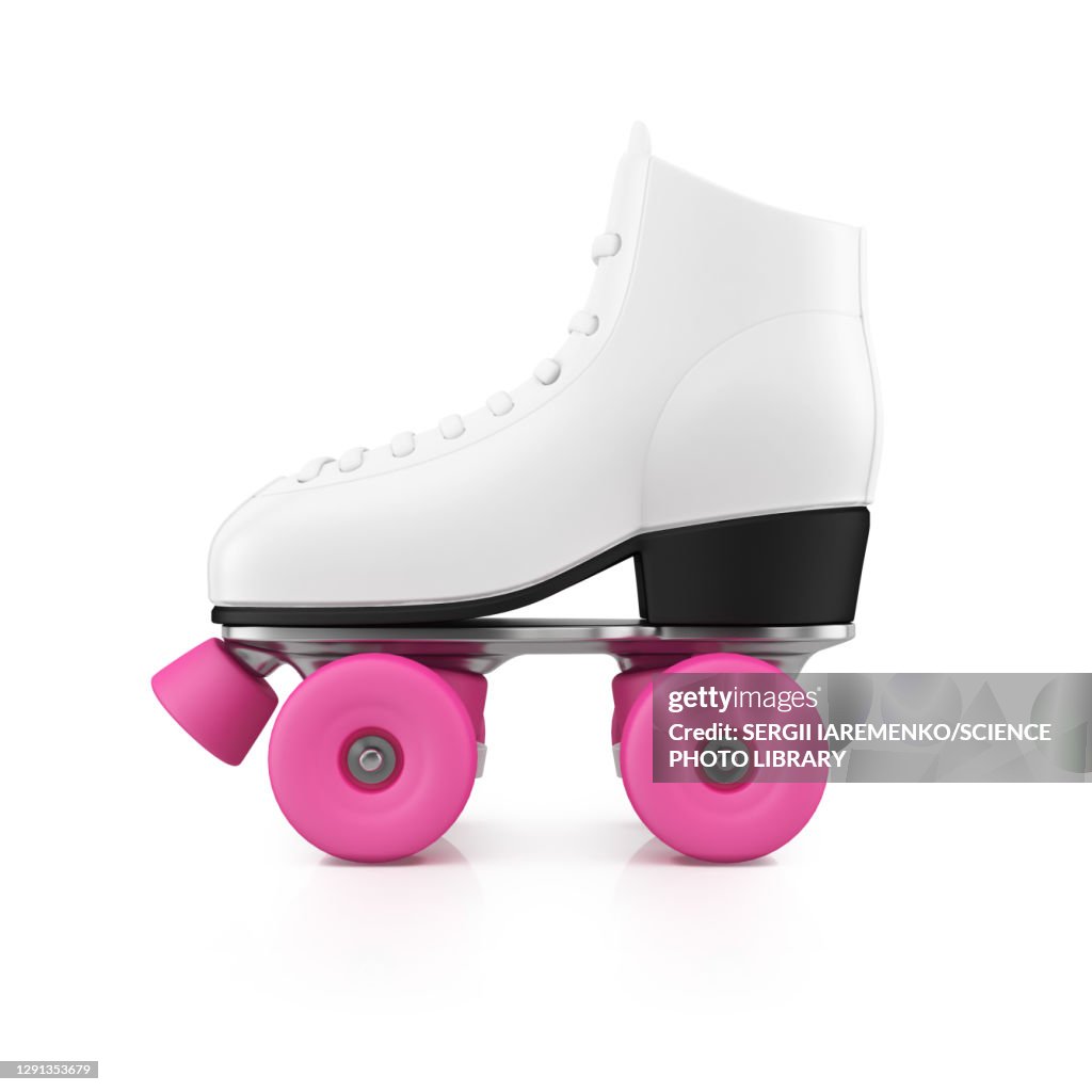 Roller skate, illustration