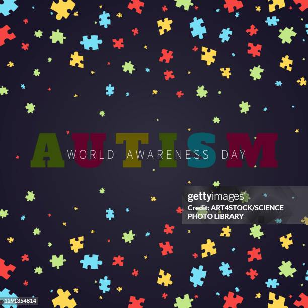 ilustraciones, imágenes clip art, dibujos animados e iconos de stock de autism, conceptual illustration - discapacidad física